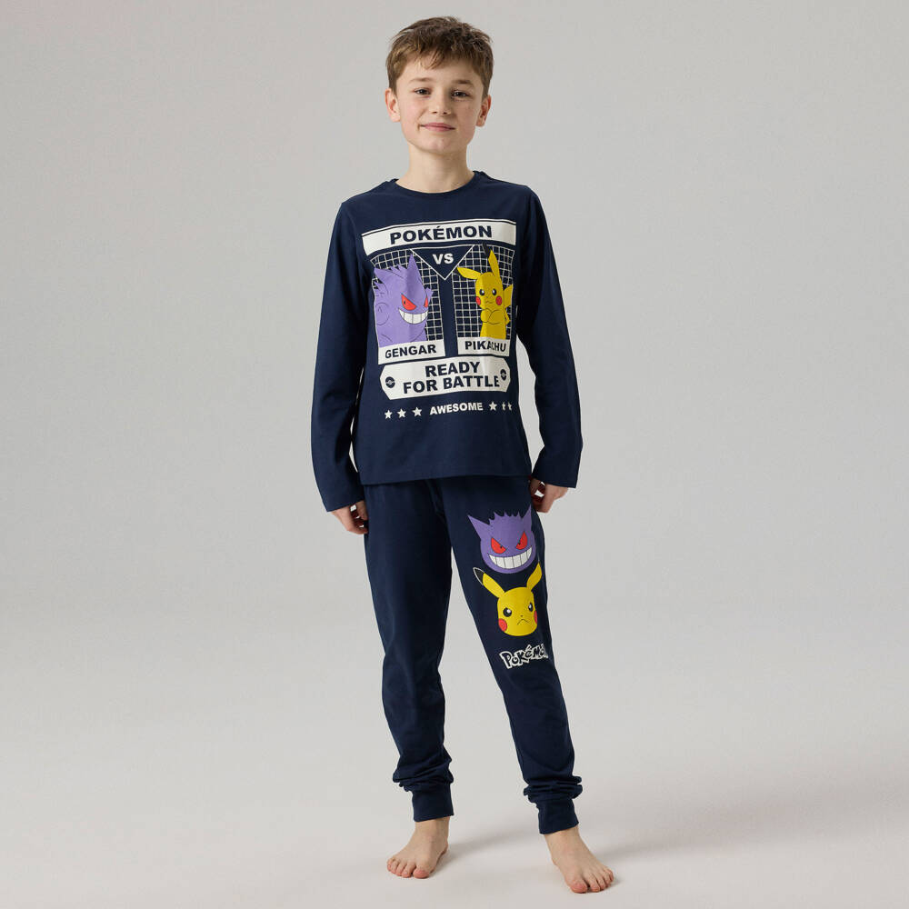 NAME IT-Boys Navy Blue Pokemon Cotton Pyjamas | Childrensalon