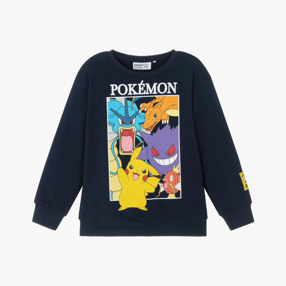 NAME IT-Boys Navy Blue Pokémon Graphic Sweatshirt | Childrensalon