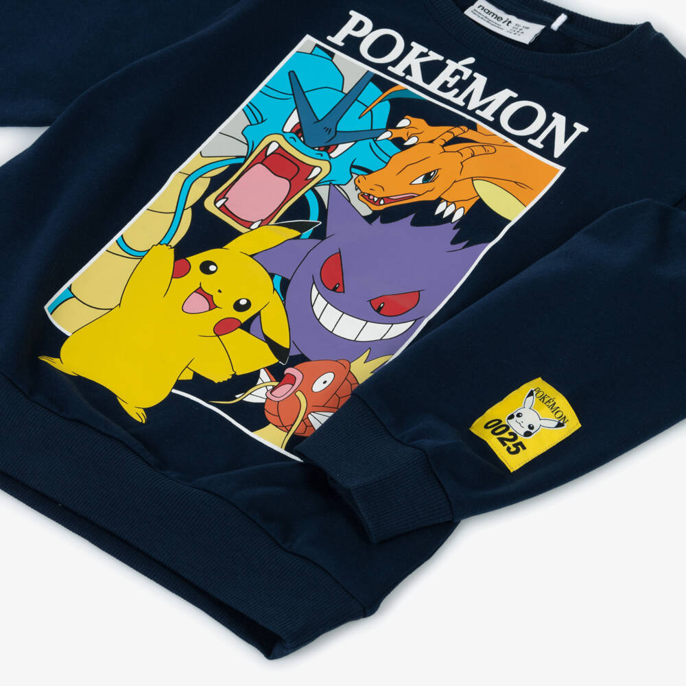 NAME IT-Boys Navy Blue Pokémon Graphic Sweatshirt | Childrensalon