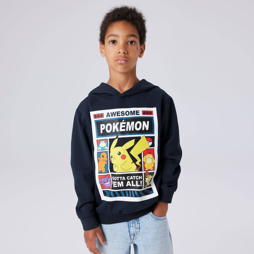 NAME IT-Толстовка синяя Pokemon для мальчиков | Childrensalon