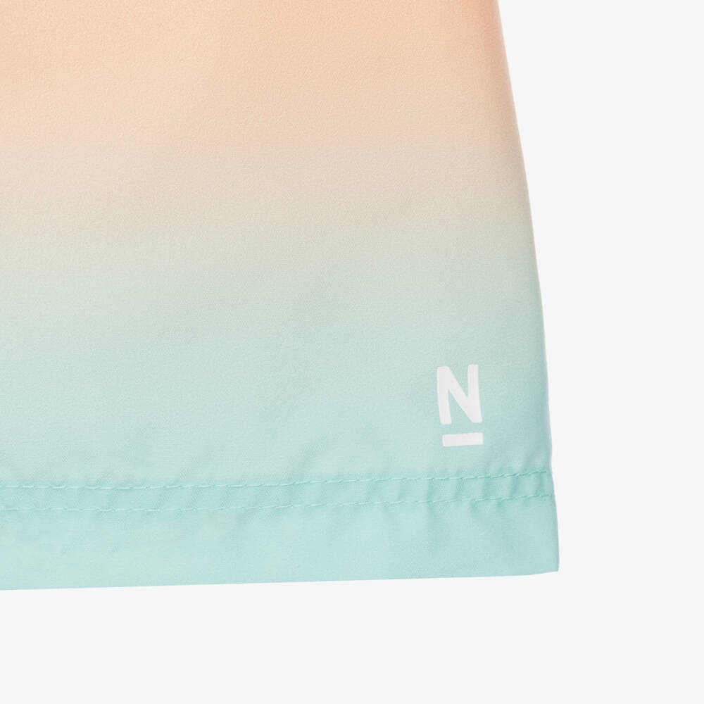 NAME IT-Boys Orange & Blue Ombré Swim Shorts | Childrensalon