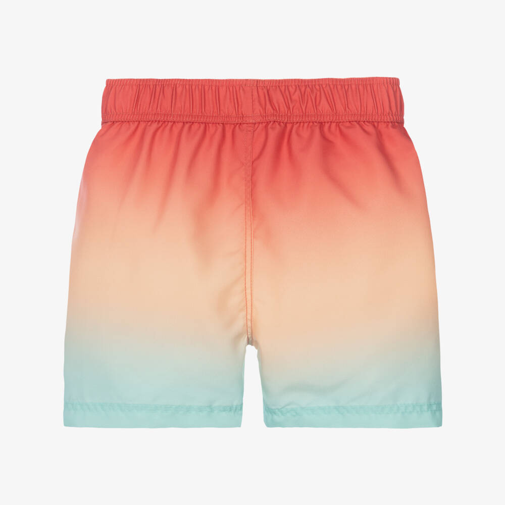 NAME IT-Boys Orange & Blue Ombré Swim Shorts | Childrensalon