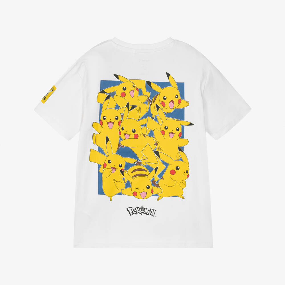NAME IT-Boys White Pokémon T-Shirt with Pikachu | Childrensalon