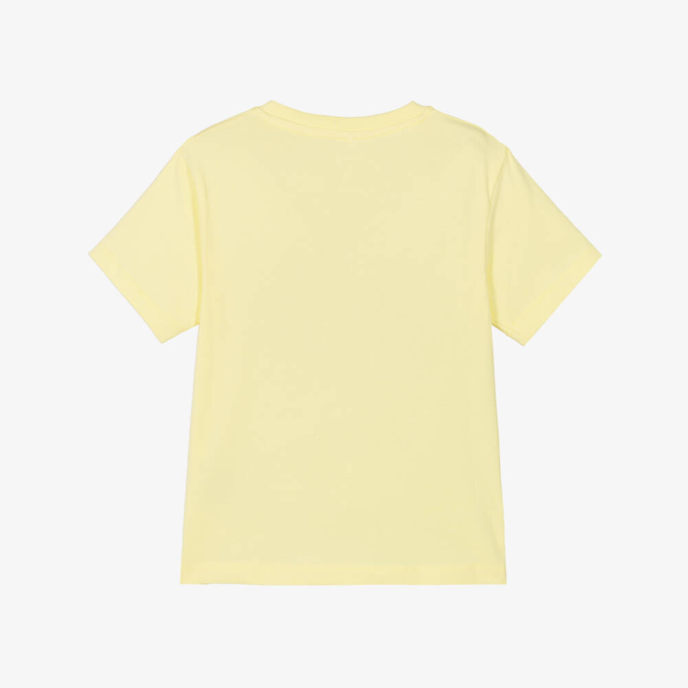 NAME IT-Boys Yellow Cotton T-Shirt with Pelican Graphic | Childrensalon