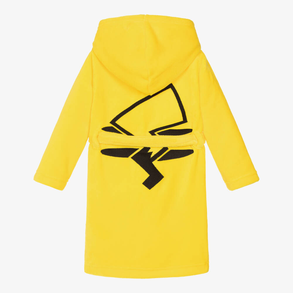 NAME IT-Boys Yellow Fleece Pikachu Dressing Gown | Childrensalon
