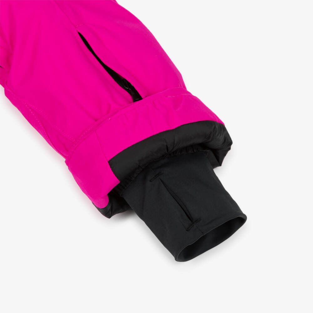 NAME IT-Bright Pink Technical Ski Jacket with Removable Hood | Childrensalon