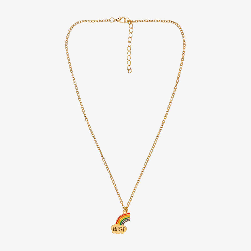 NAME IT-Girls Best Friends Rainbow Necklace Set | Childrensalon