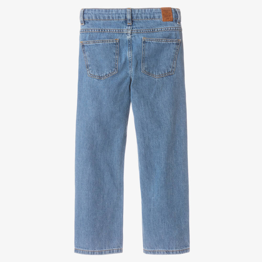 NAME IT-Girls Blue Denim Jeans with Rhinestone Embellishment | Childrensalon