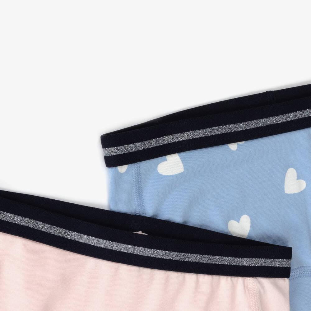 NAME IT-Girls Blue & Pink Cotton Knickers (2 Pack) | Childrensalon