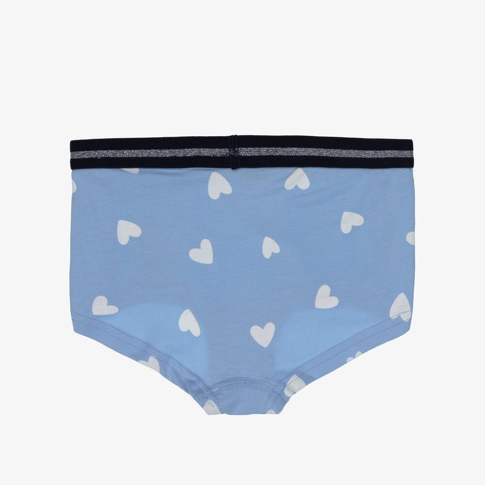 NAME IT-Girls Blue & Pink Cotton Knickers (2 Pack) | Childrensalon