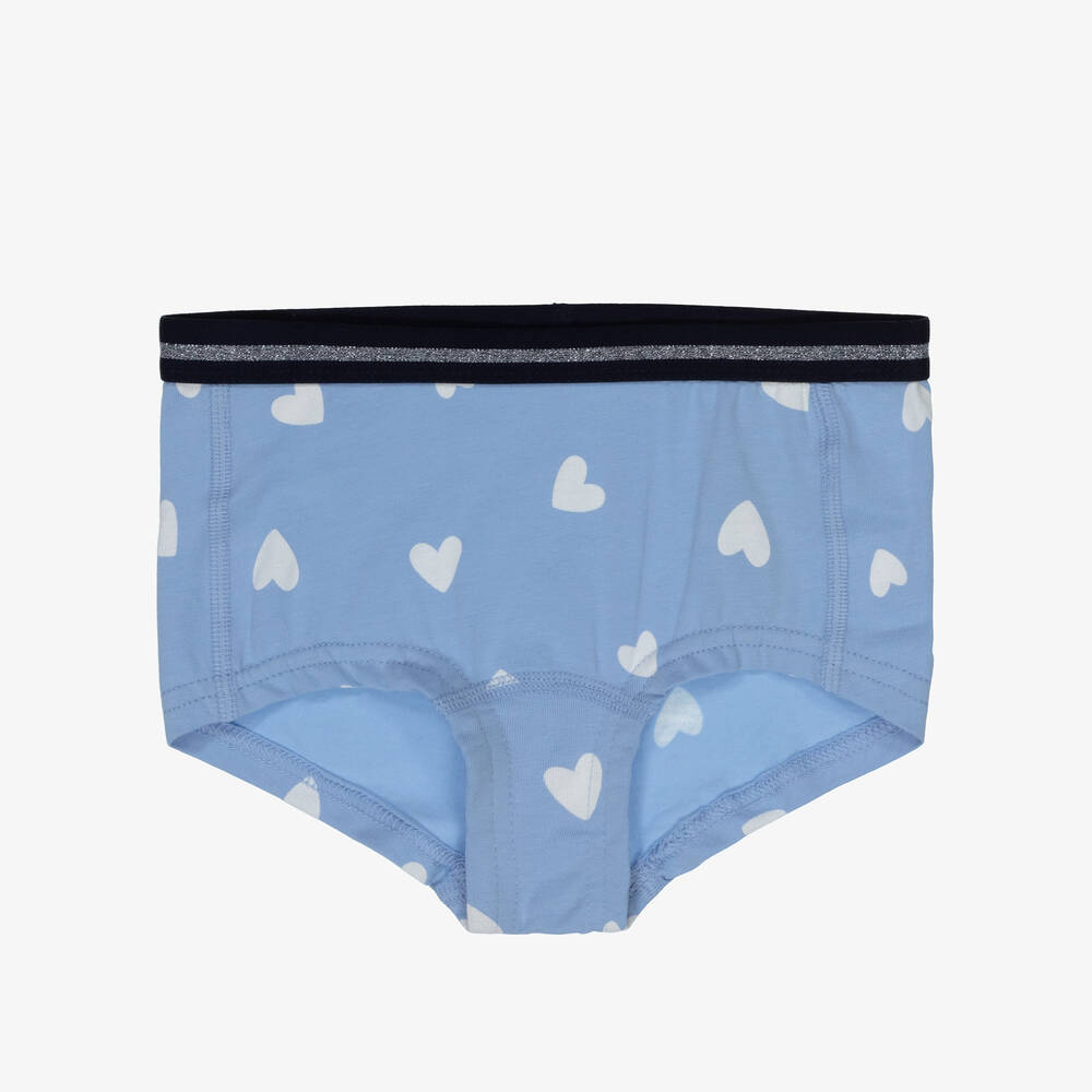 NAME IT-Girls Blue & Pink Cotton Knickers (2 Pack) | Childrensalon