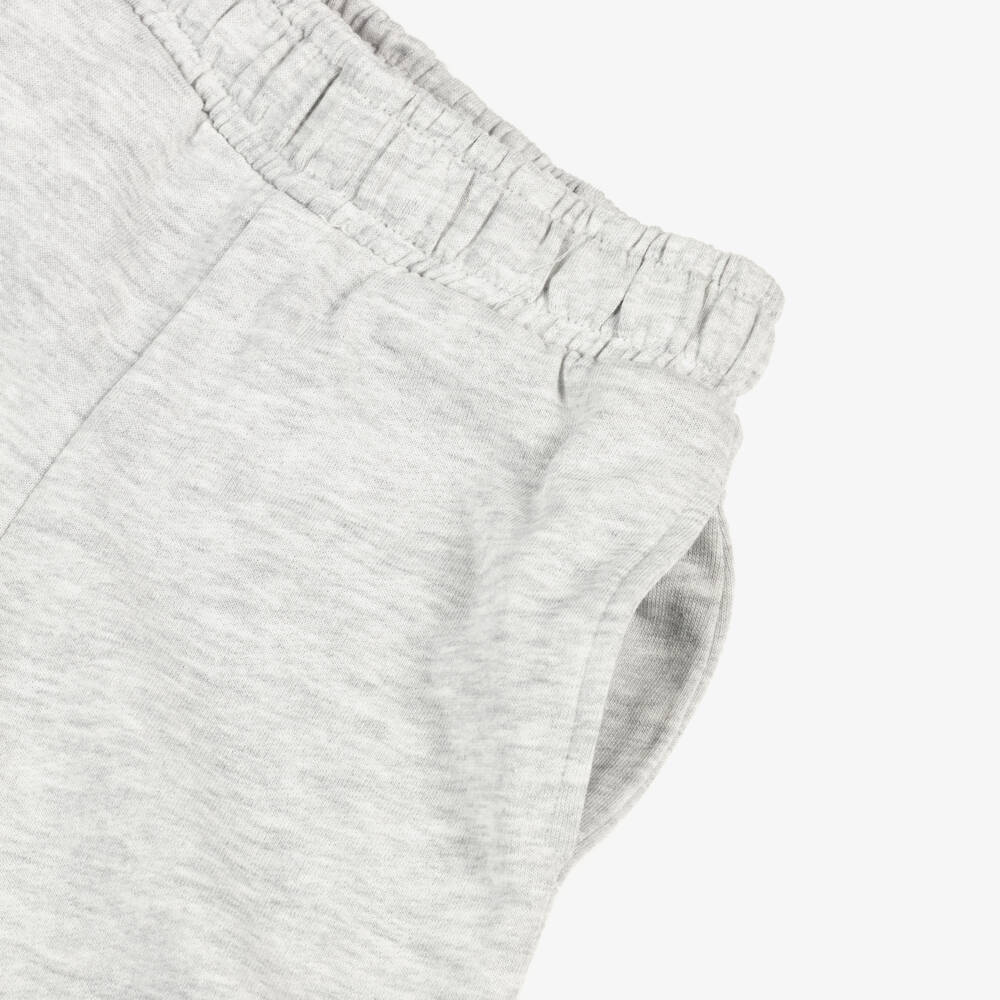 NAME IT-Girls Grey Marl Jersey Joggers with Adjustable Waist | Childrensalon