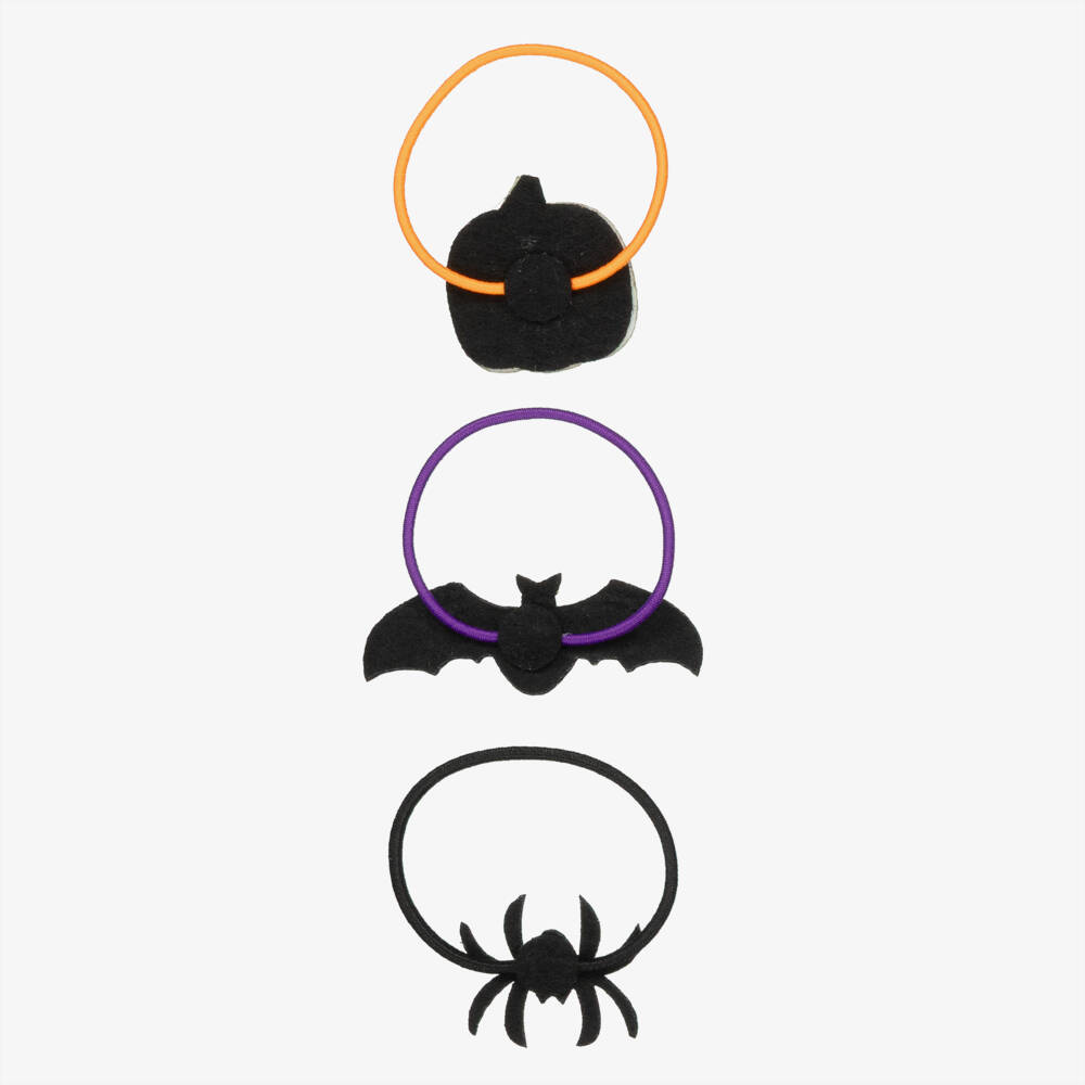 NAME IT-Girls Halloween Hair Elastics (3 Pack) | Childrensalon