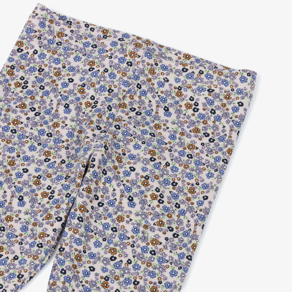 NAME IT-ليقنز بطبعة ورود لون بنفسجي فاتح للبنات | Childrensalon