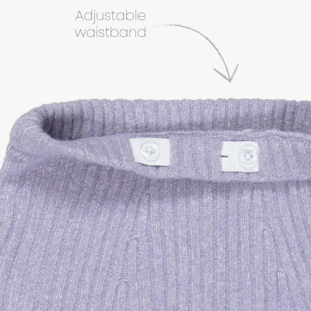 NAME IT-Girls Lilac Purple Rib Knit Skirt | Childrensalon