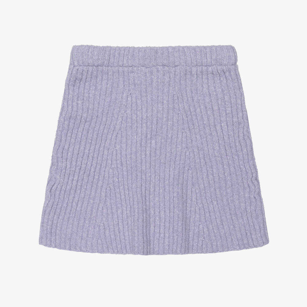 NAME IT-Girls Lilac Purple Rib Knit Skirt | Childrensalon