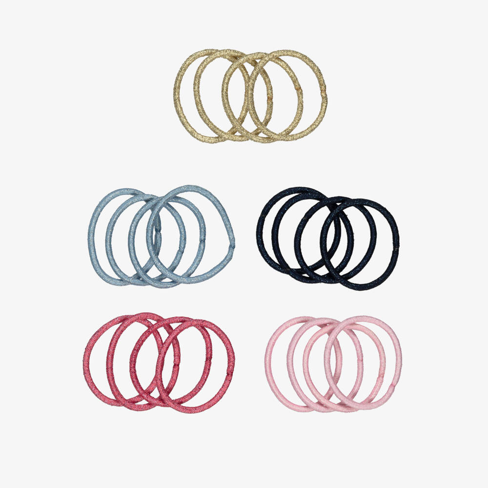 NAME IT-Girls Multicoloured Hair Elastics (20 pack) | Childrensalon