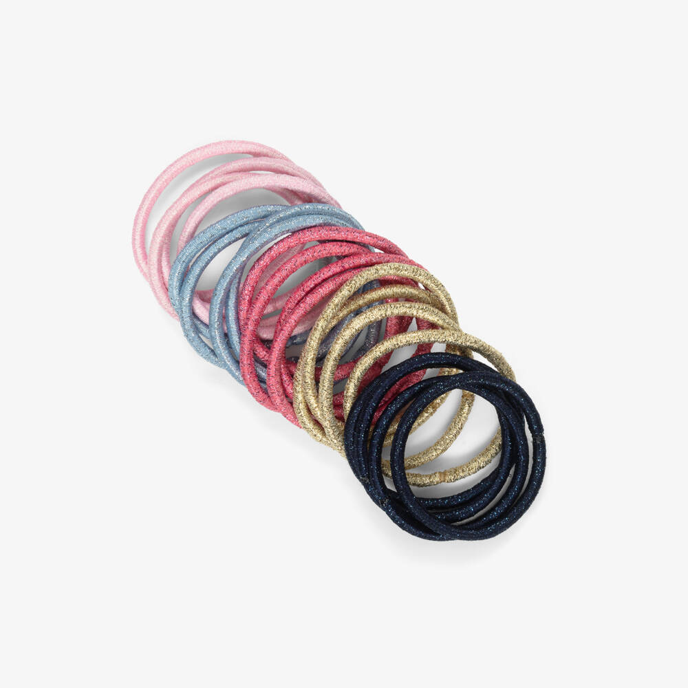 NAME IT-Girls Multicoloured Hair Elastics (20 pack) | Childrensalon