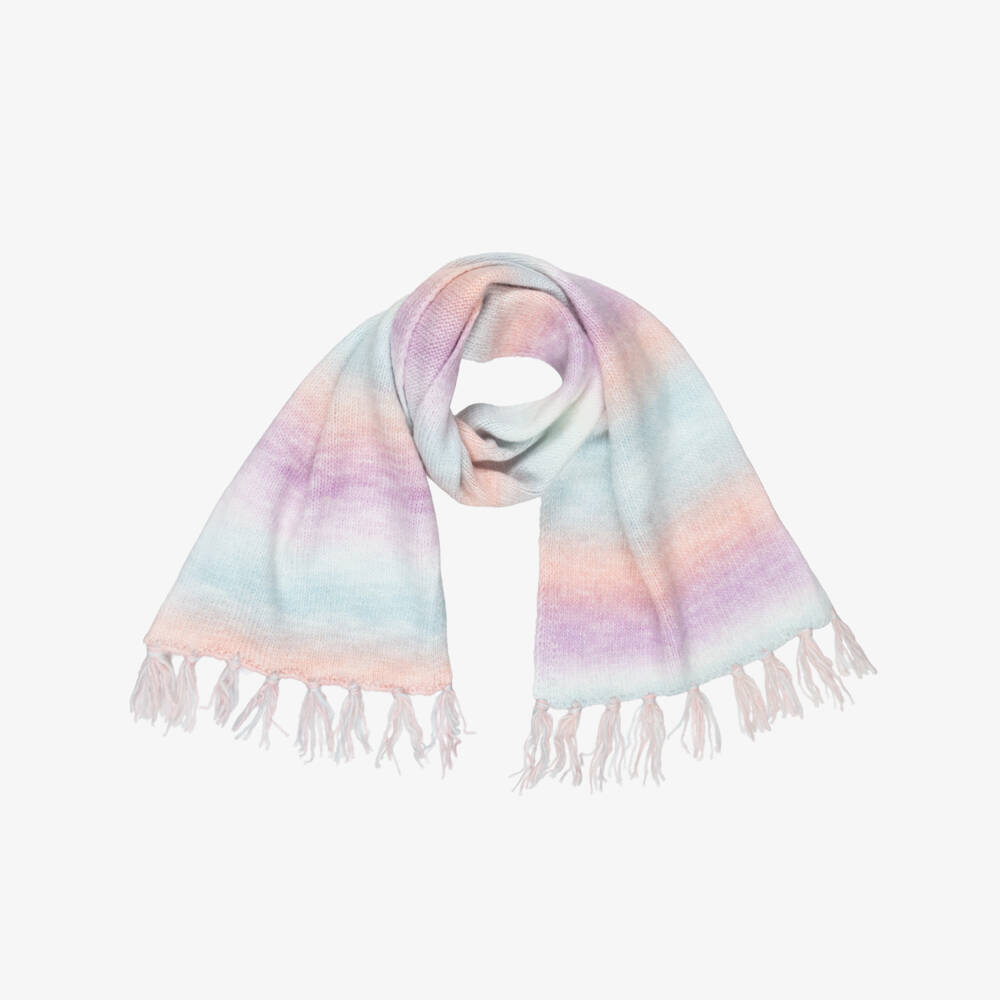 NAME IT-Girls Pastel Purple Ombre Knitted Scarf | Childrensalon