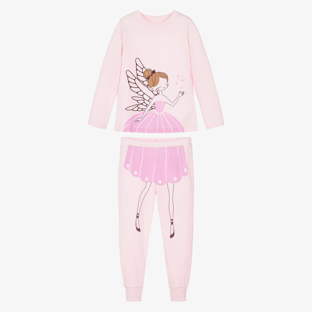 NAME IT-Girls Pink Ballerina Fairy Pyjamas | Childrensalon