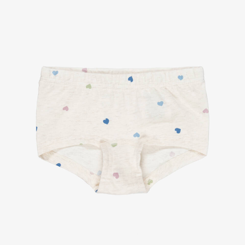 NAME IT-Girls Pink, Blue & Beige Organic Cotton Pants (3Pack) | Childrensalon