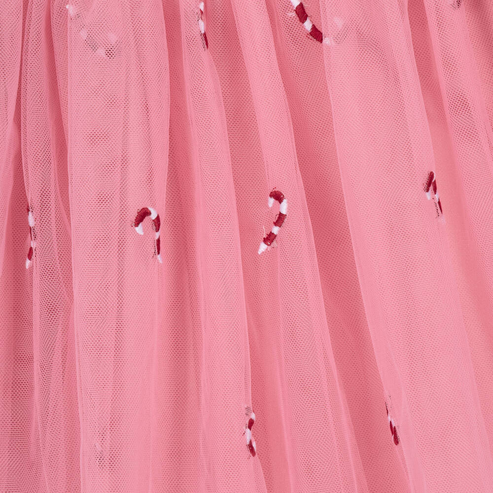 NAME IT-Girls Pink Candy Cane Dress | Childrensalon