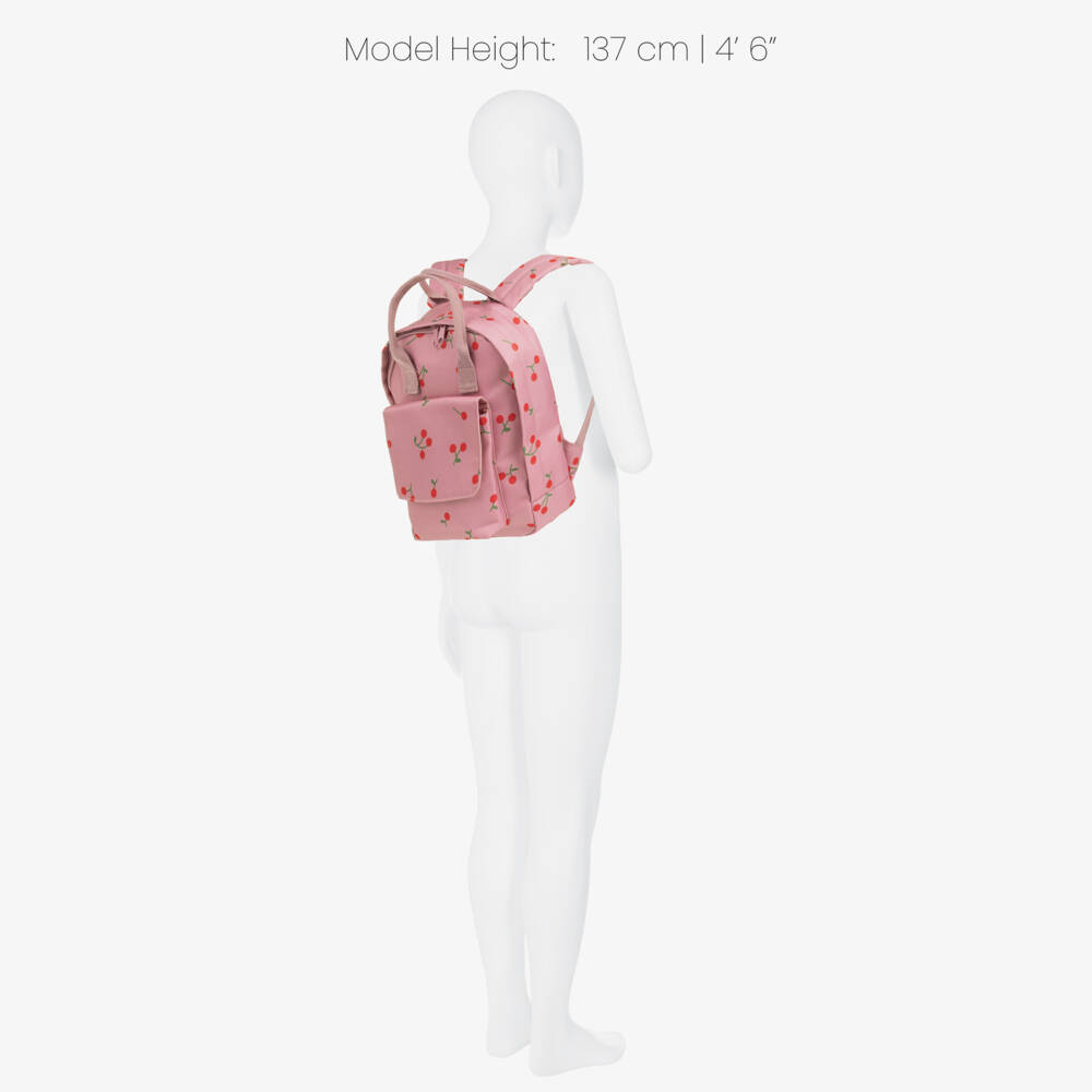 NAME IT-Girls Pink Cherry Mini Backpack (28cm) | Childrensalon