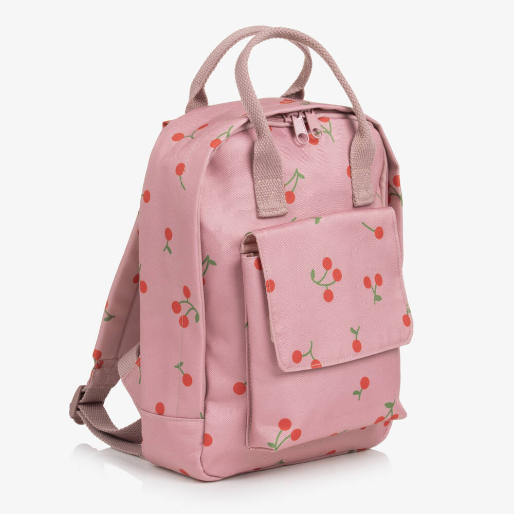 NAME IT-Girls Pink Cherry Mini Backpack (28cm) | Childrensalon
