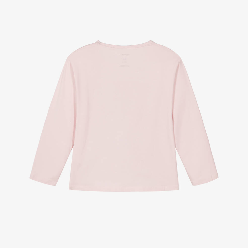NAME IT-Girls Pink Cotton Disney Top with Elsa Print | Childrensalon
