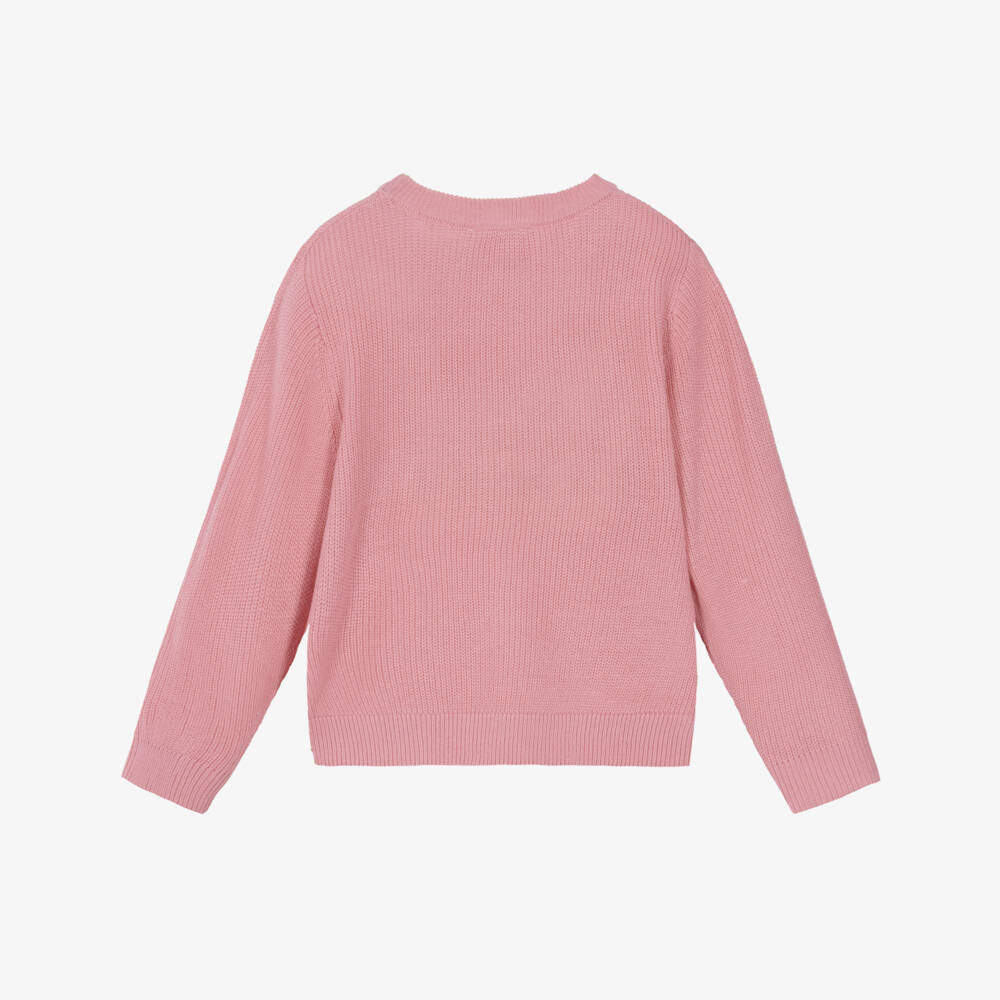 NAME IT-Girls Pink Santa's Little Helper Sweater | Childrensalon