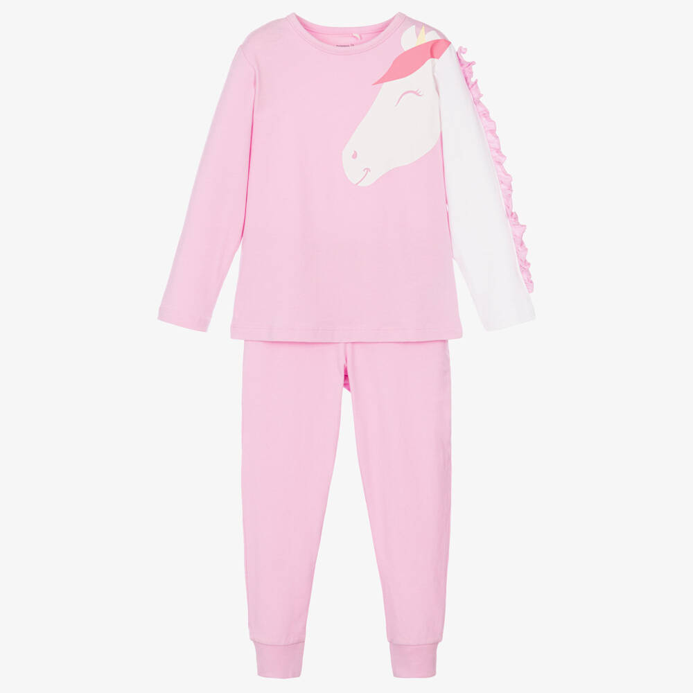 NAME IT-Girls Pink Unicorn Pyjamas | Childrensalon