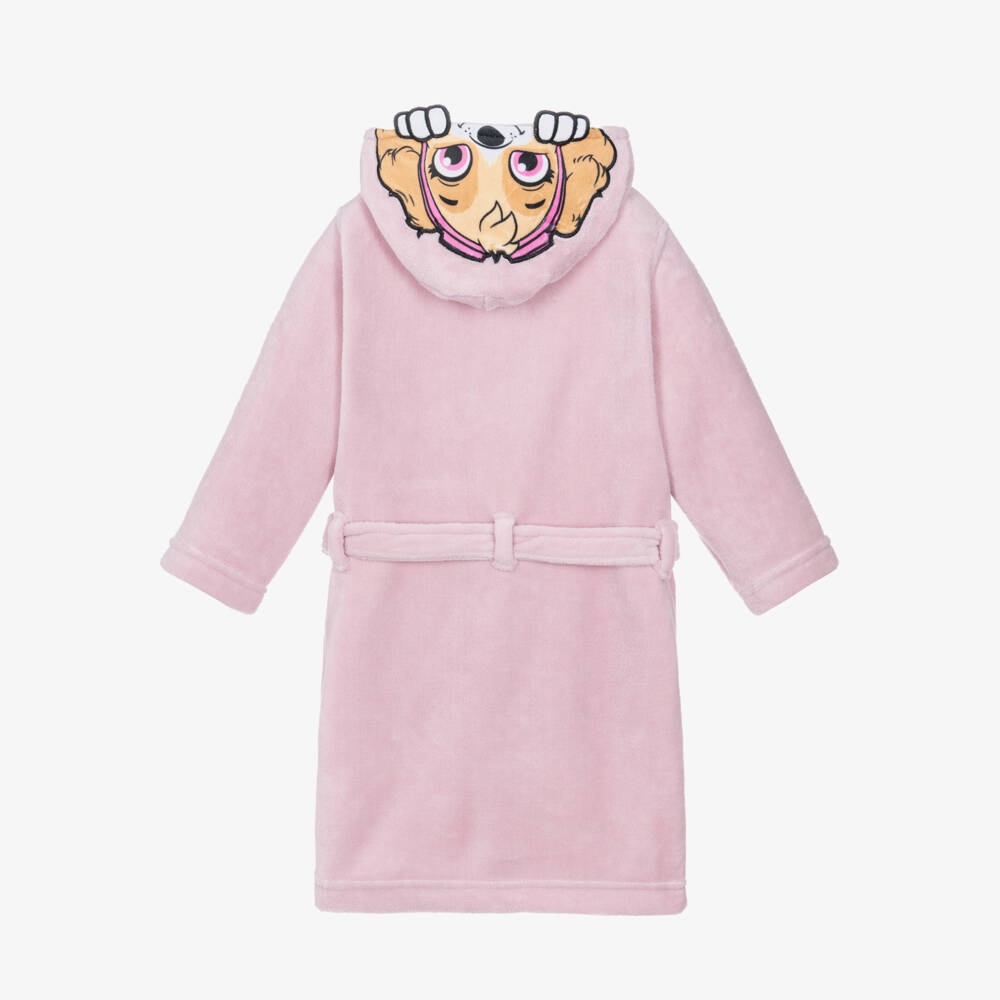 NAME IT-Girls Pink Velour Paw Patrol Dressing Gown | Childrensalon