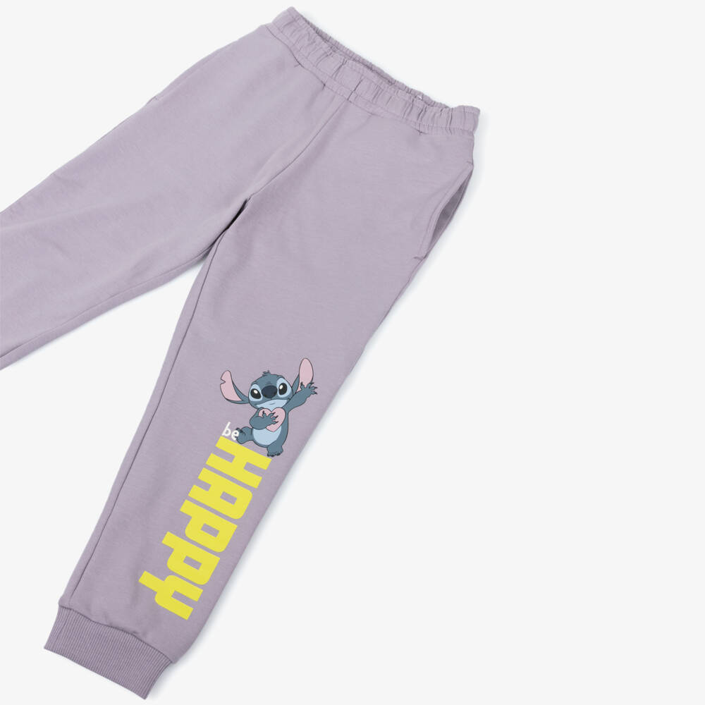 NAME IT-بنطلون رياضي بطبعة ديزني قطن لون بنفسجي للبنات | Childrensalon