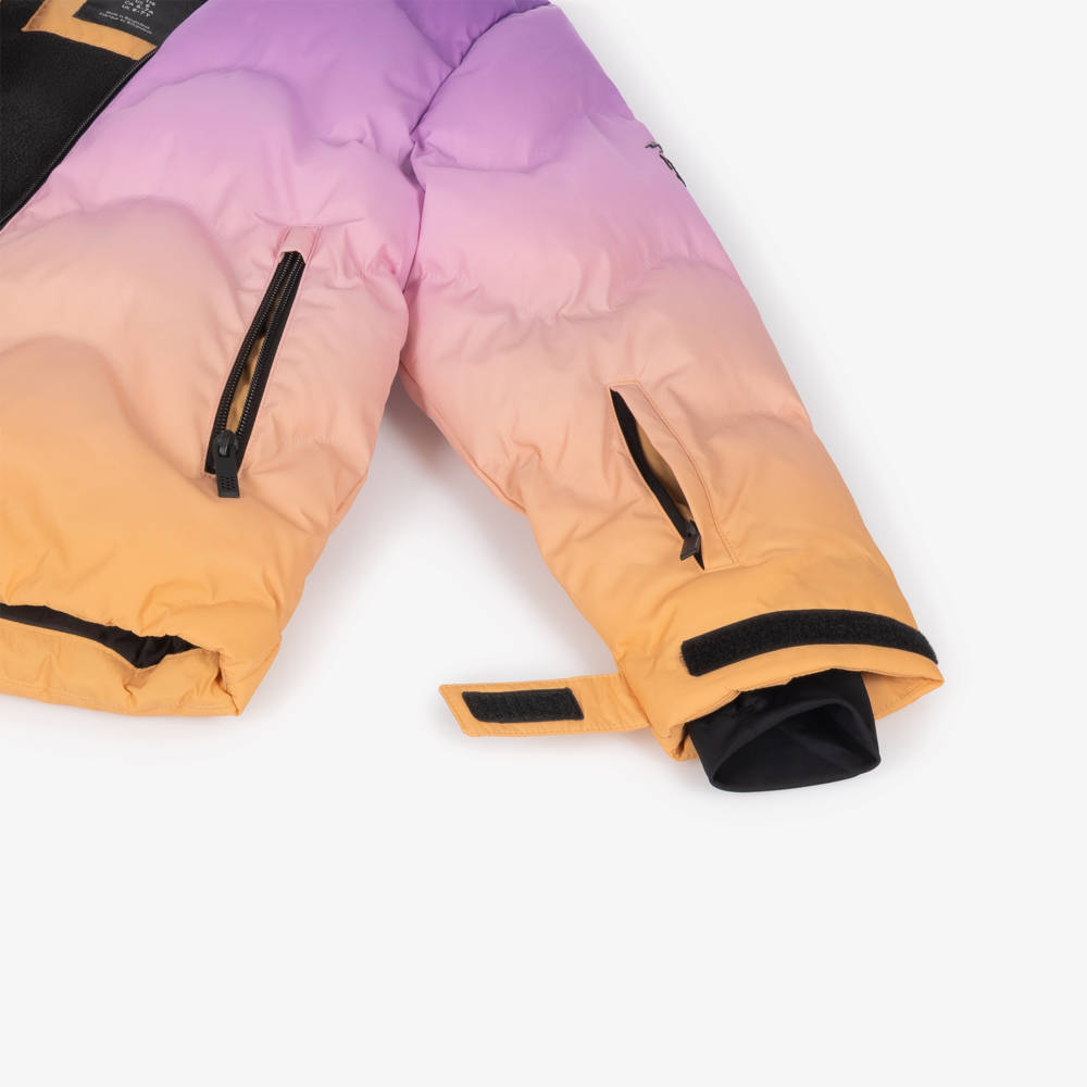 NAME IT-Girls Purple & Orange Gradient Technical Ski Jacket | Childrensalon