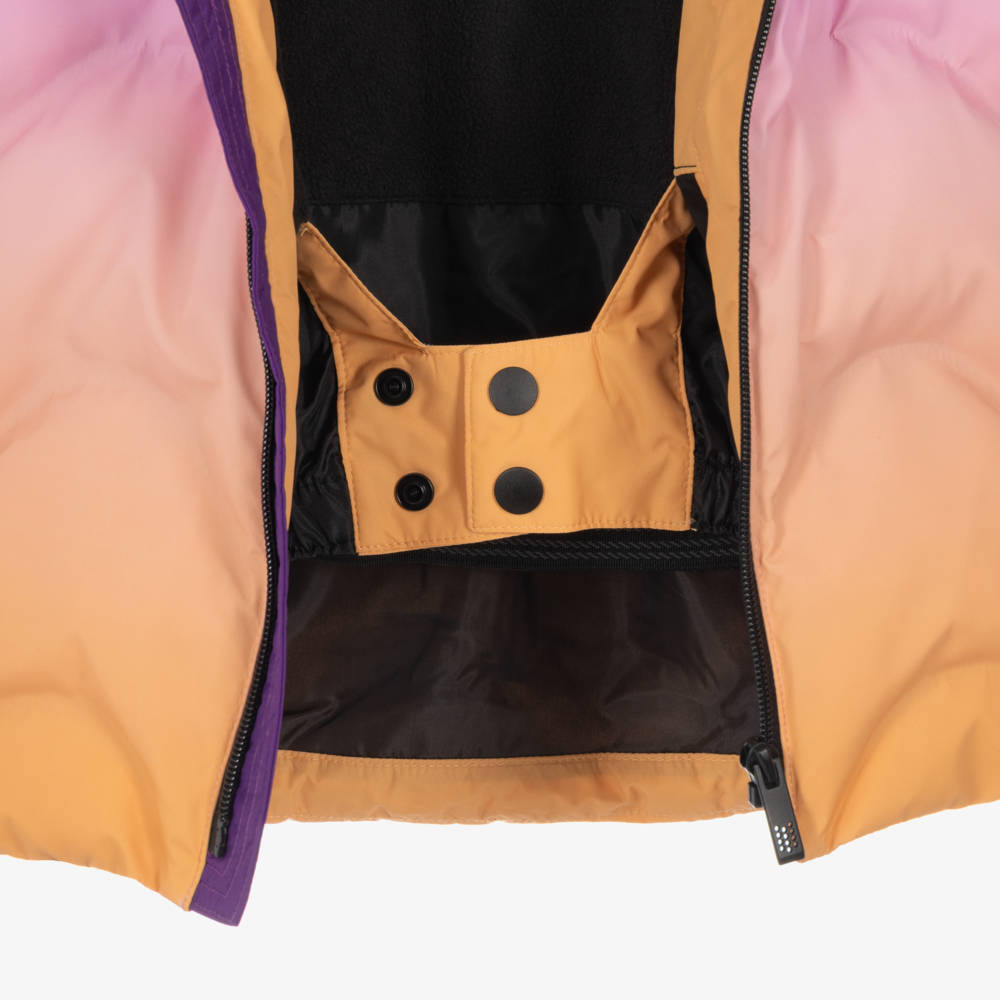 NAME IT-Girls Purple & Orange Gradient Technical Ski Jacket | Childrensalon