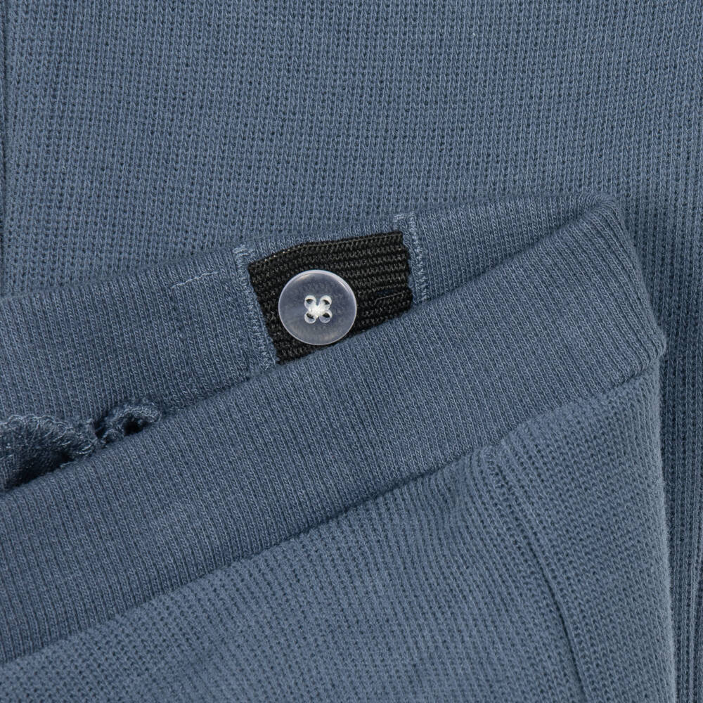 NAME IT-Girls Ribbed Flared Leggings in Indigo Blue | Childrensalon