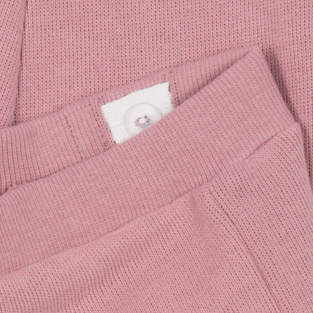 NAME IT-Girls Ribbed Flared Leggings in Mauve Pink | Childrensalon