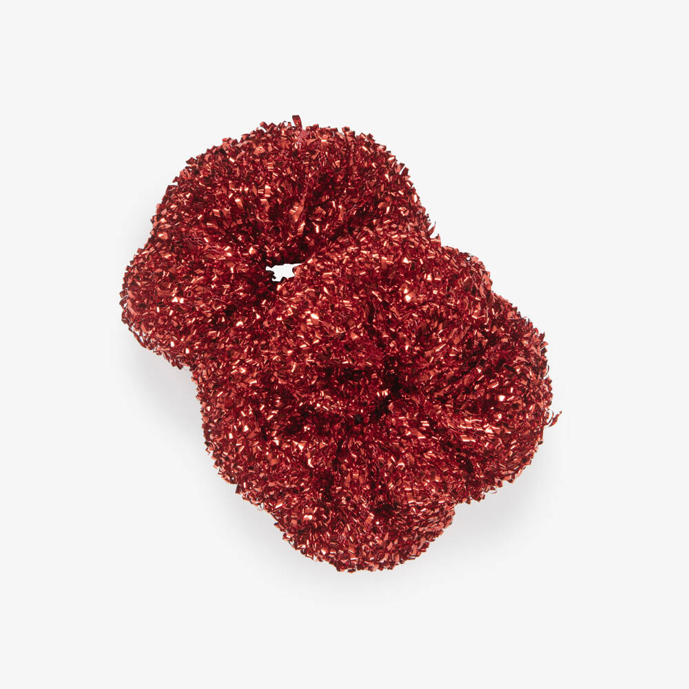 NAME IT-Girls Shimmering Metallic Red Hair Scrunchie | Childrensalon