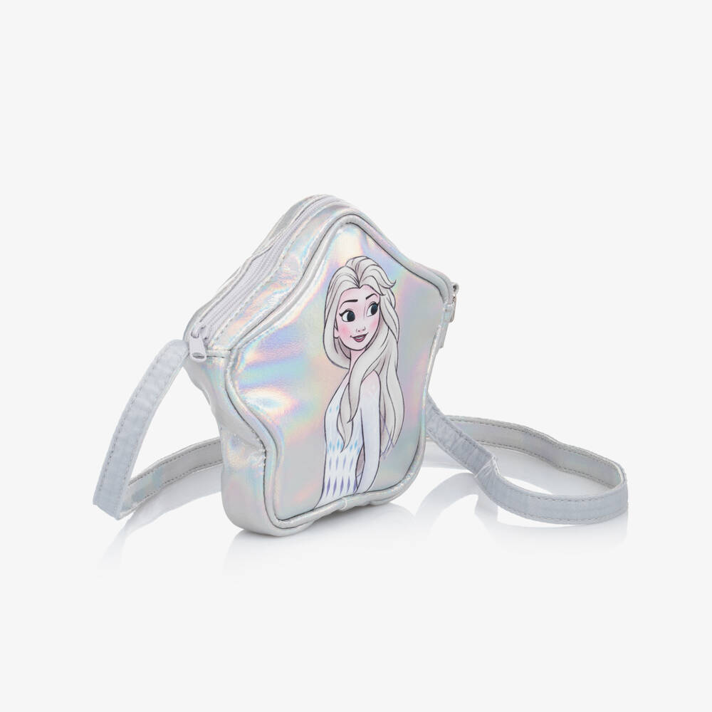 NAME IT-Girls Silver Frozen Bag with Elsa Print (15cm) | Childrensalon