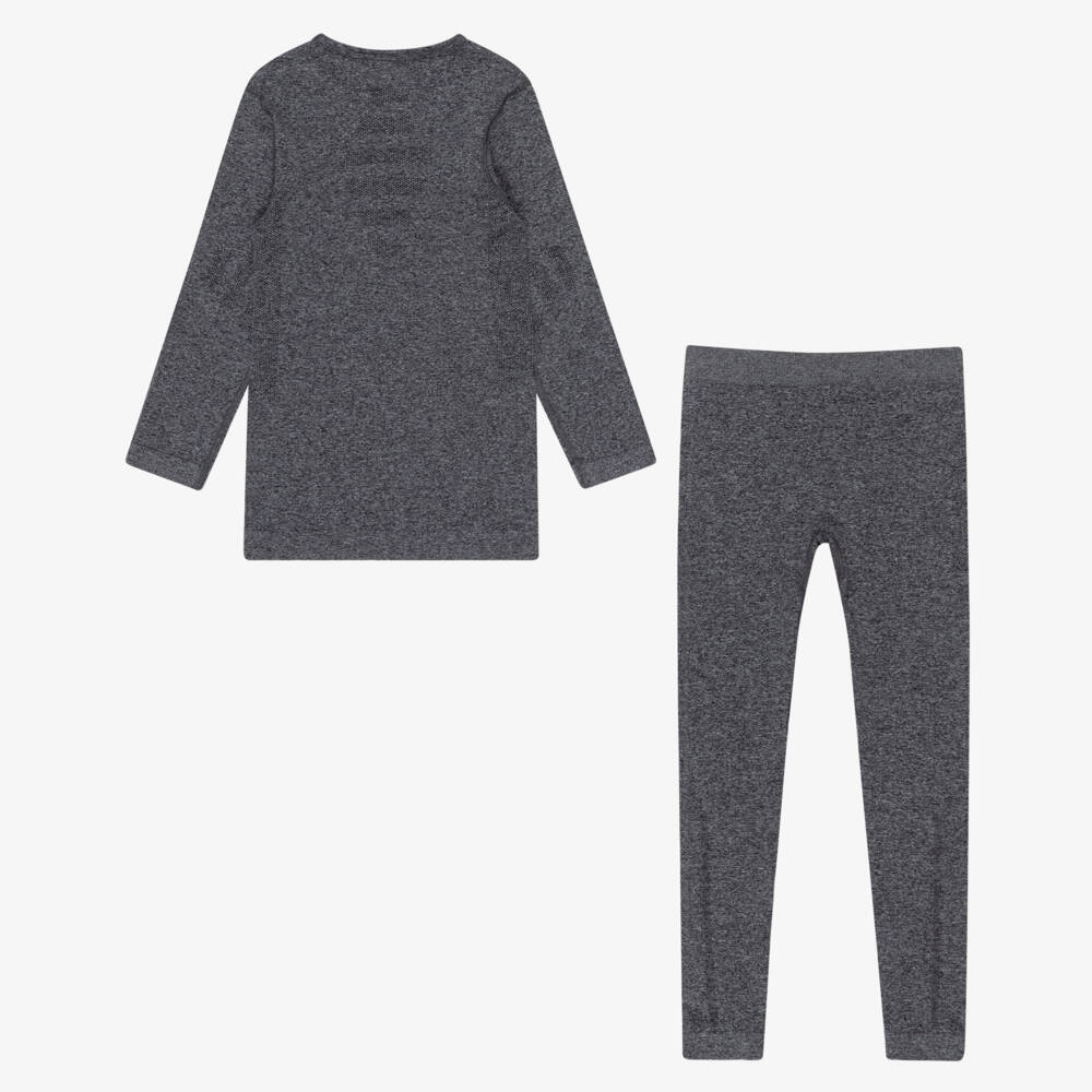 NAME IT-Grey Seamless Base Layer Set | Childrensalon