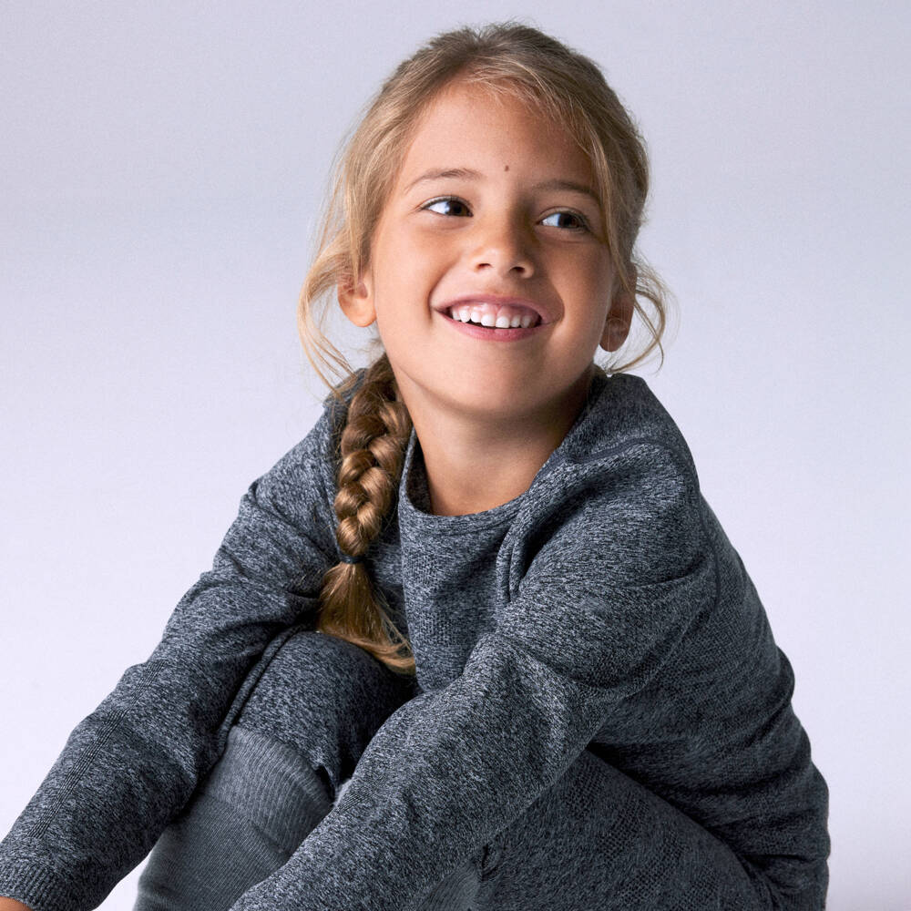 NAME IT-Grey Seamless Base Layer Set | Childrensalon