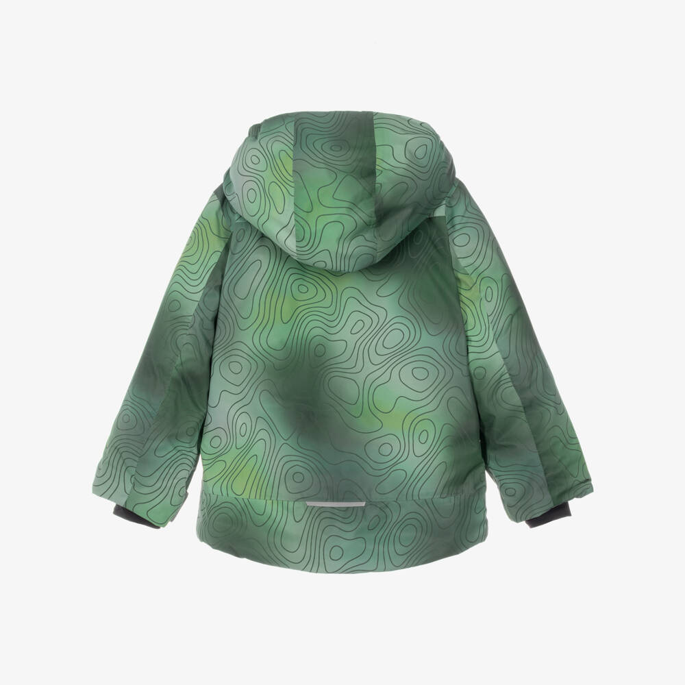 NAME IT-Jungle Green Technical Ski Jacket | Childrensalon