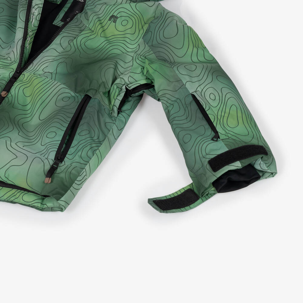 NAME IT-Jungle Green Technical Ski Jacket | Childrensalon
