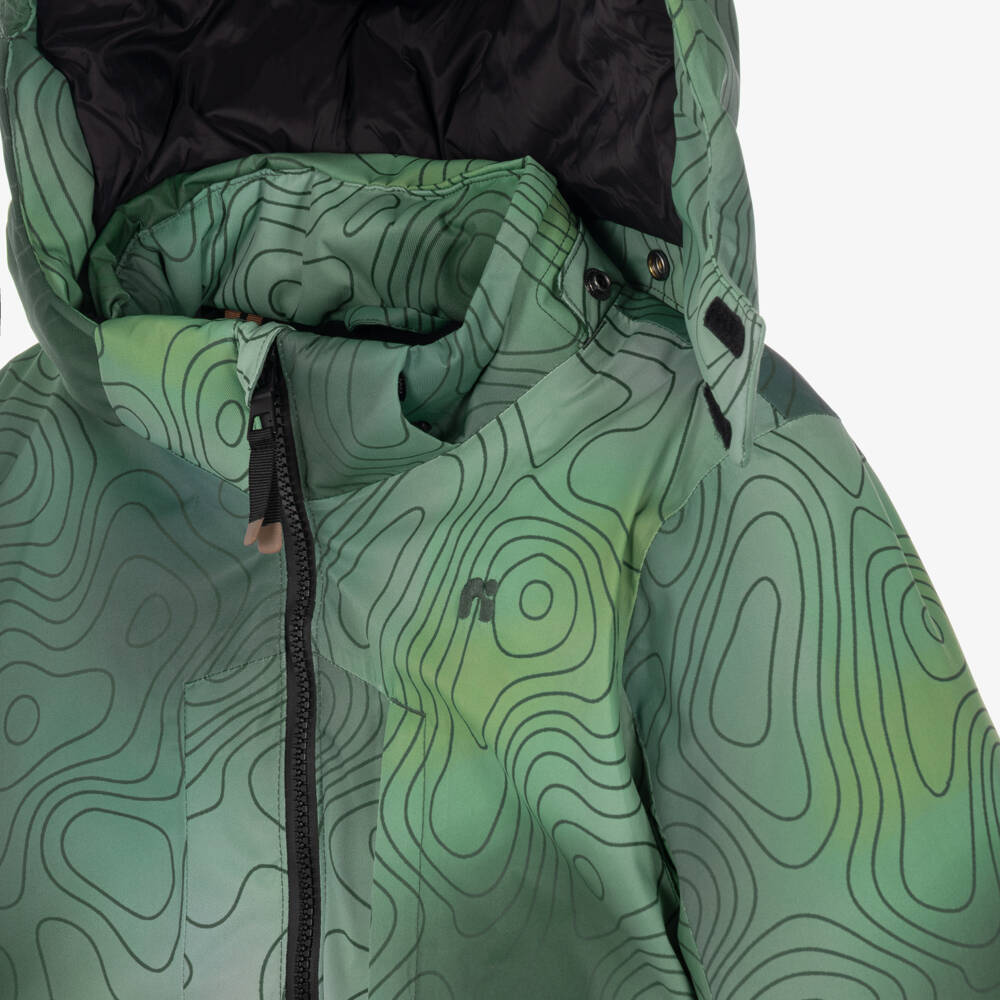 NAME IT-Jungle Green Technical Ski Jacket | Childrensalon