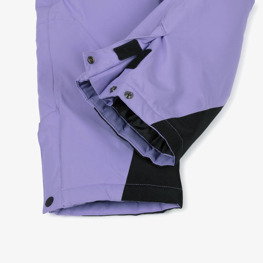 NAME IT-Lilac Purple Technical Ski Trousers with Shoulder Straps | Childrensalon