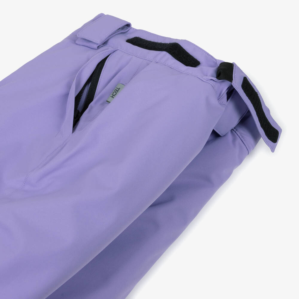 NAME IT-Lilac Purple Technical Ski Trousers with Shoulder Straps | Childrensalon
