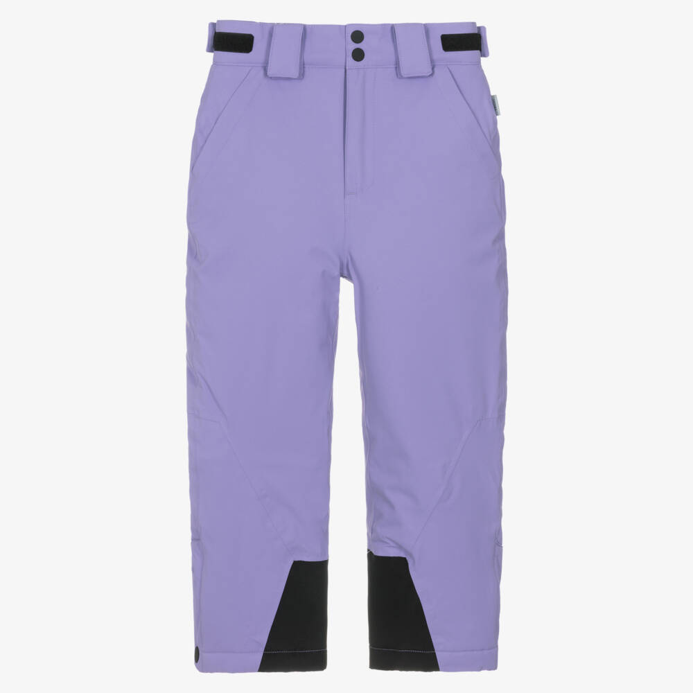 NAME IT-Lilac Purple Technical Ski Trousers with Shoulder Straps | Childrensalon