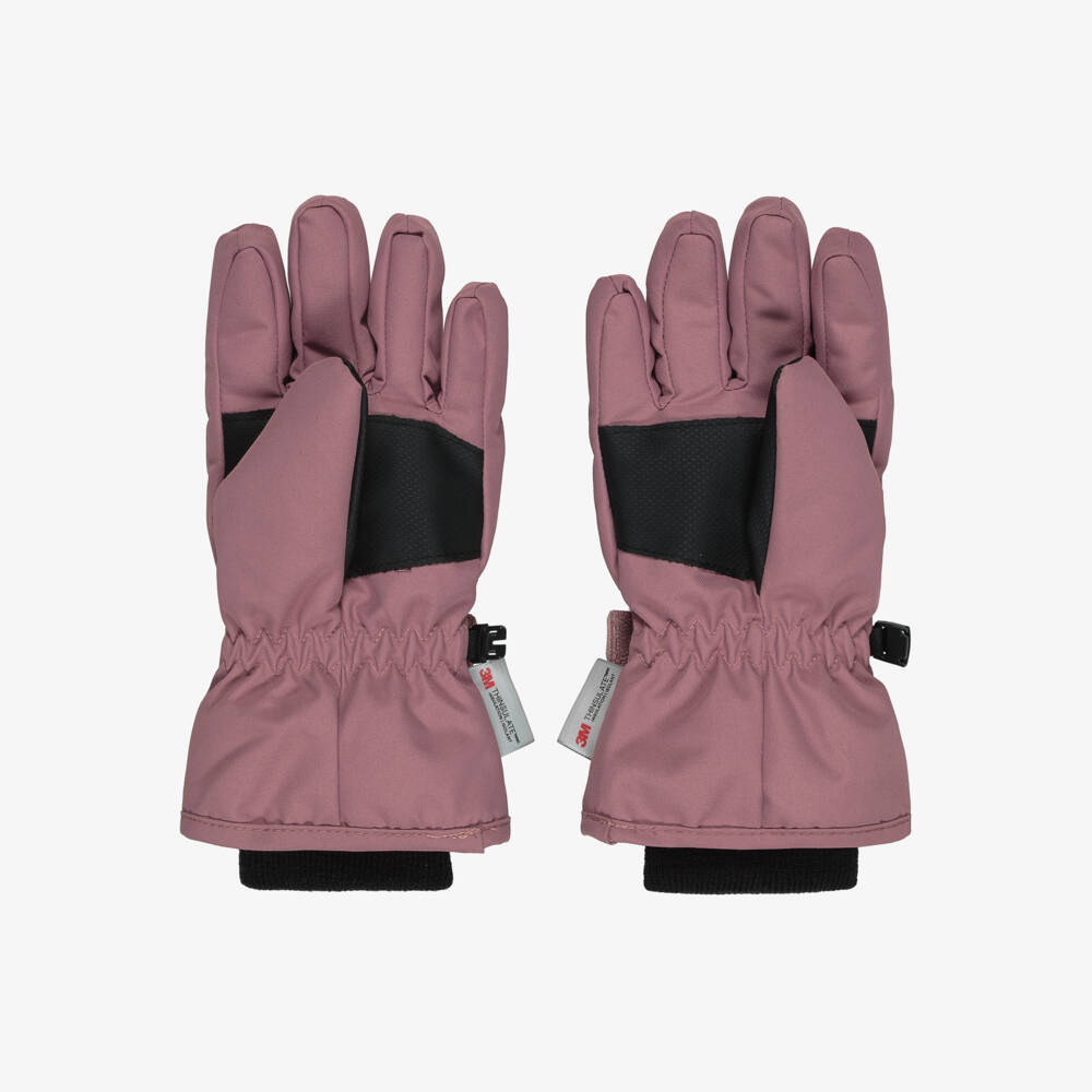 NAME IT-Mauve Purple Technical Ski Gloves | Childrensalon