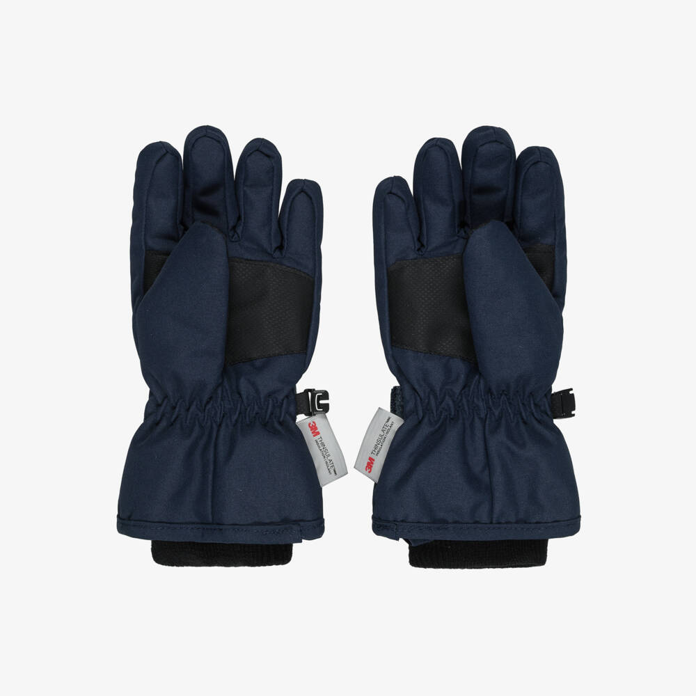 NAME IT-Navy Blue Technical Ski Gloves | Childrensalon