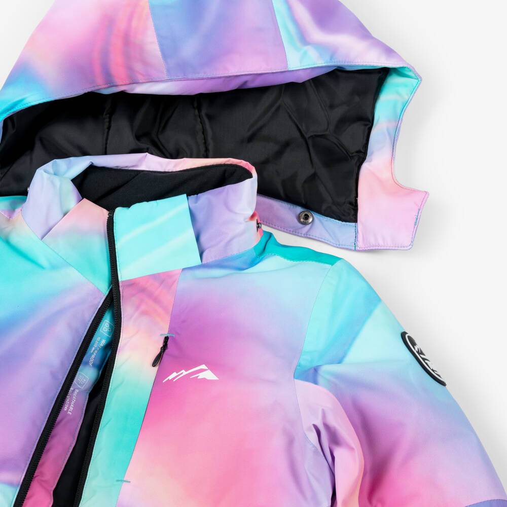 NAME IT-جاكيت تزلج تكنيكال لون أزرق وزهري وبنفسجي | Childrensalon